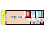 ｱﾝﾌﾟﾙ-ﾙﾌｪ-ﾙﾋﾙｻｲﾄﾞｽﾃ-ｼﾞ 1Kの間取り