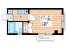 ハイムカトレア田無Ⅱ 1Kの間取り