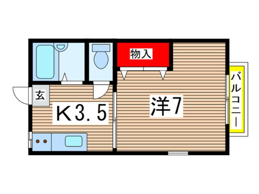 間取図 カ－サメント・ピノ