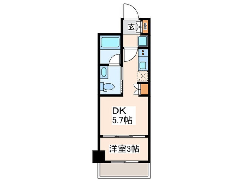 間取図 レジディア新宿イースト