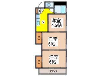 間取図 第一エノモトハイツＮｏ２