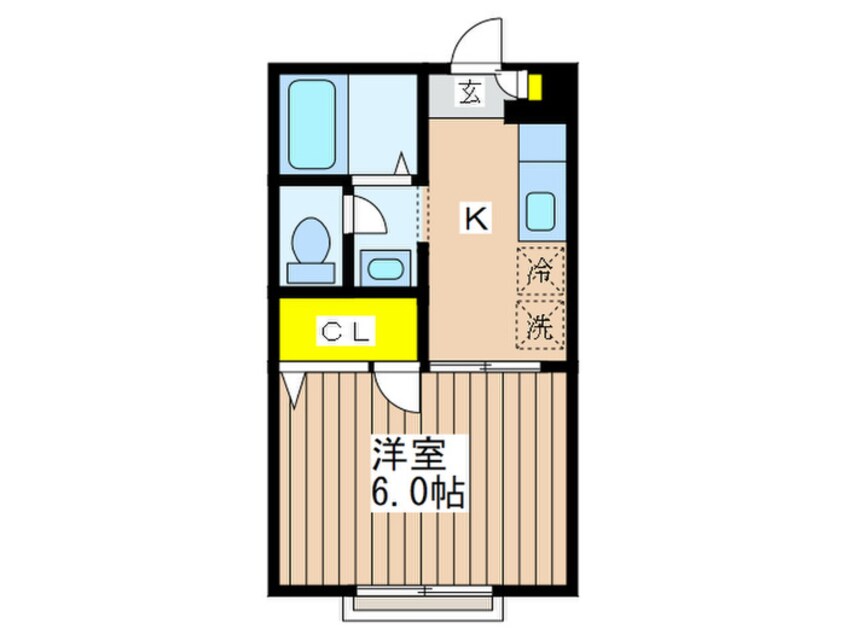 間取図 バリュージュ北野