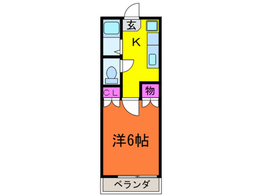 間取図 豊島園フラワ－ハイツⅠ