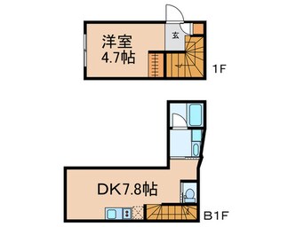 間取図 HJ　PLACE　HATAGAYA