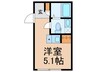 HJ　PLACE　HATAGAYA 1Rの間取り
