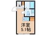 HJ　PLACE　HATAGAYA 1Rの間取り