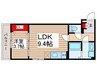 仮)ふじみ野市南台新築AP 1LDKの間取り