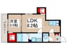 仮)ふじみ野市南台新築AP 1LDKの間取り