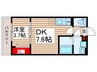仮)ふじみ野市南台新築AP 1DKの間取り