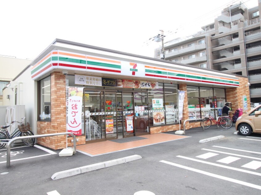 セブン-イレブン 上福岡富士見通り店(コンビニ)まで500m 仮)ふじみ野市南台新築AP
