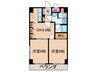 メゾ－ネジュンビッグ 2DKの間取り