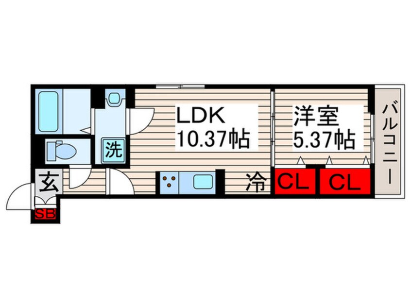 間取図 ルリアン西新井本町