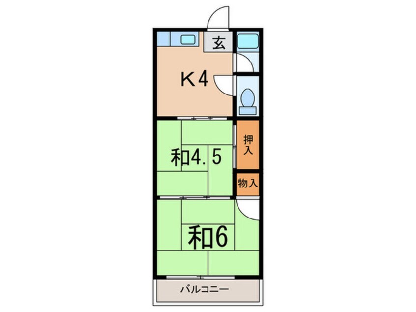 間取図 第一鷺信ハイム