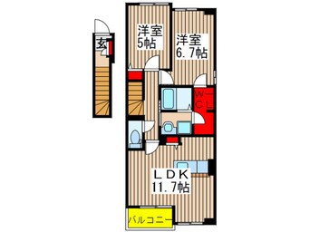 間取図 グレース・プロムナード