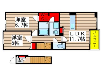 間取図 グレース・プロムナード