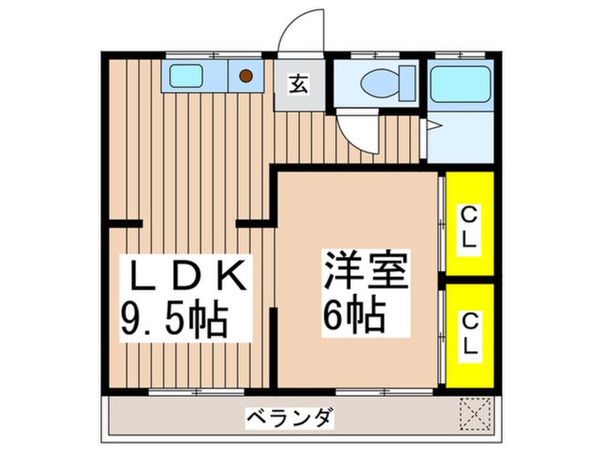 間取図 第二松園荘