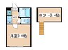 エスケ－ハイツ淵野辺 1Kの間取り
