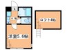 エスケ－ハイツ淵野辺 1Kの間取り