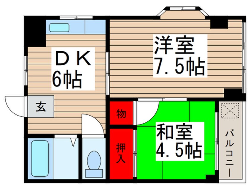 間取図 トーシンハイツ西葛西