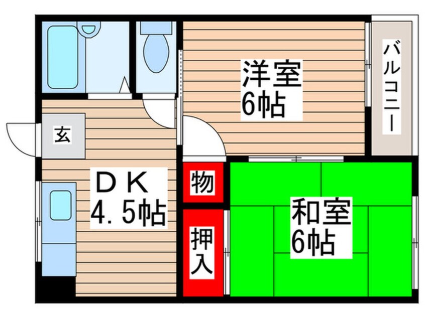 間取図 トーシンハイツ西葛西