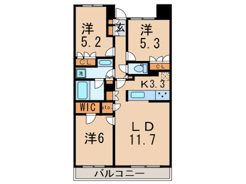 間取図 プレミアグランデ馬込