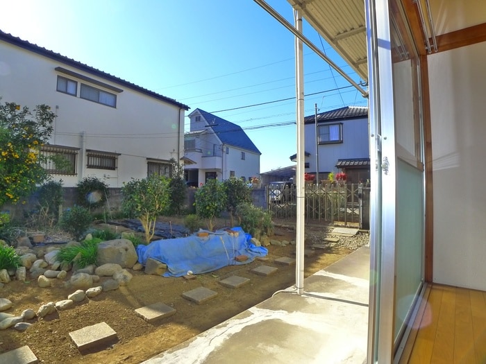 室内からの展望 コーポおおかわら
