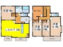 大谷北２丁目戸建の間取図