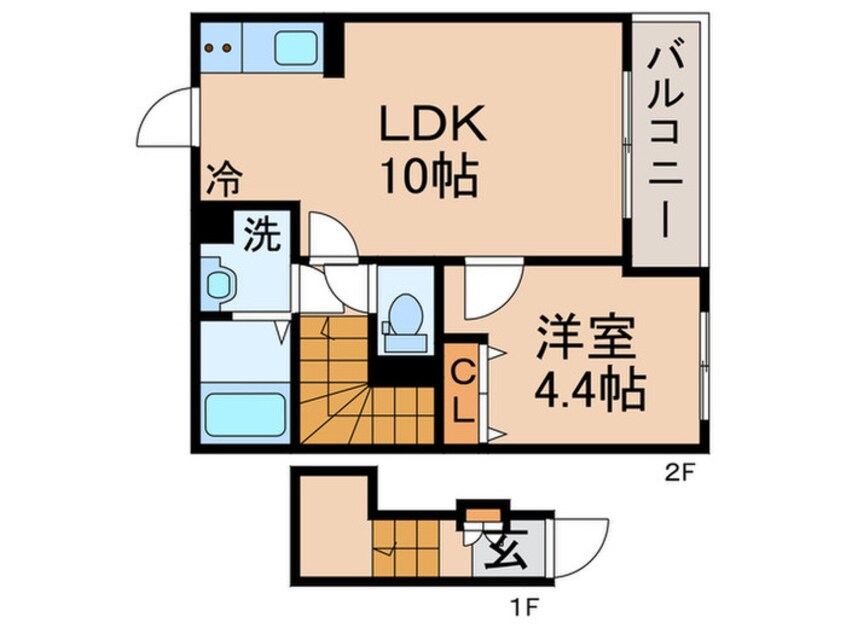 間取図 カレント六笠