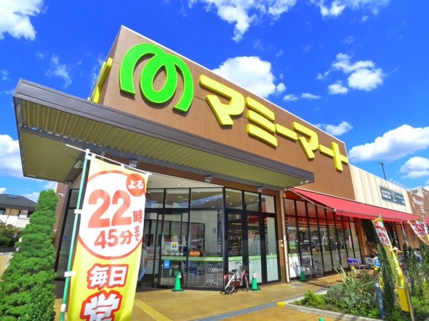 マミーマート足立島根店(スーパー)まで667m カレント六笠