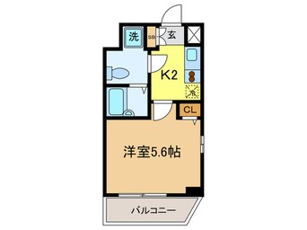 間取図 クレアシオン後楽園(202)