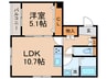 ＧＲＡＮ　ＨＥＲＭＥ 1LDKの間取り