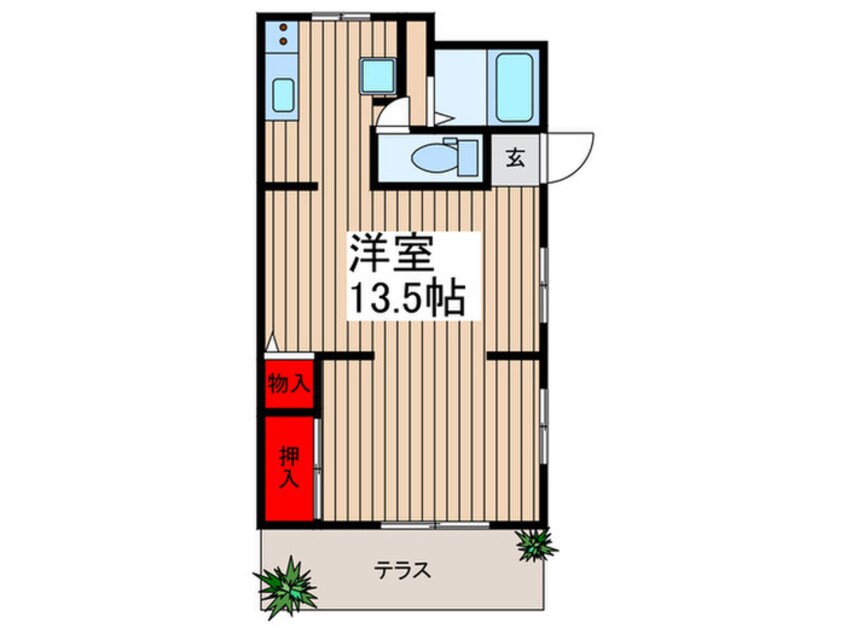 間取図 ナカヤコ－ポ