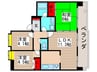 INSURANCE BLDG.Ⅸ(606) 3LDKの間取り