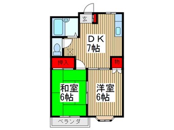 間取図 シャト－アゼリア