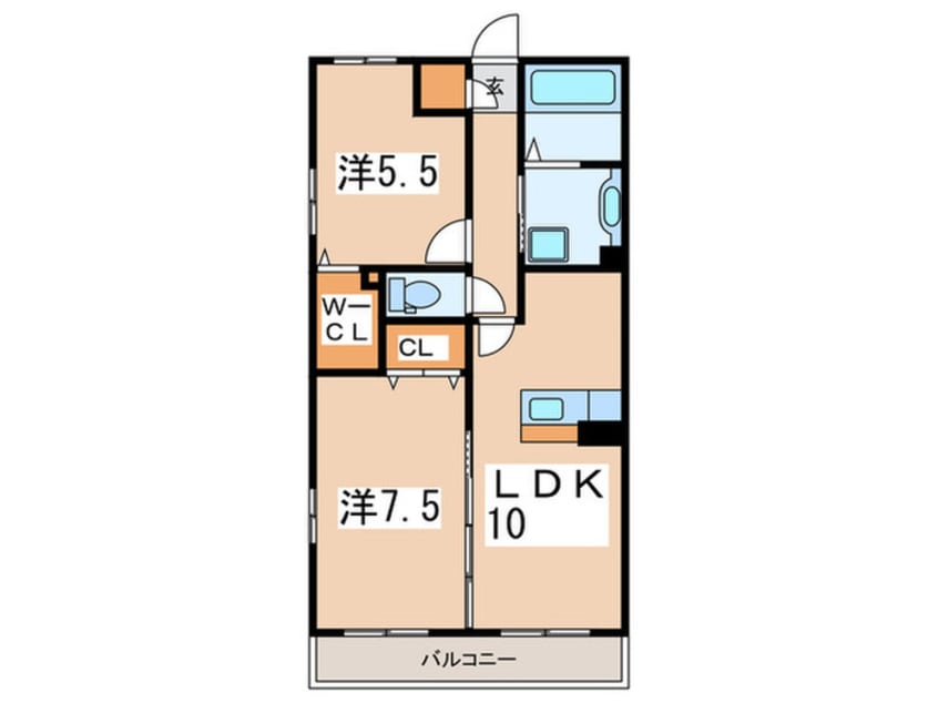 間取図 エスパシオ踊場