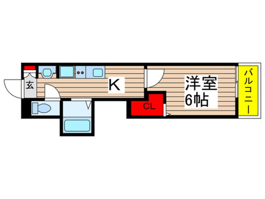 間取図 ＭＥＬＤＩＡ京成大和田Ⅱ