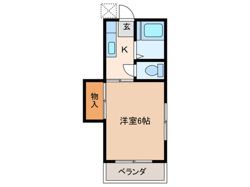 間取図 コーポメルヘン