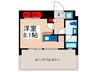 ドゥーエ浦安 1Rの間取り