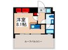 ドゥーエ浦安 1Rの間取り