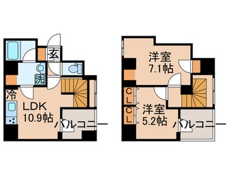 間取図 グランジット月島