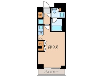 間取図 パークアクシス芝浦