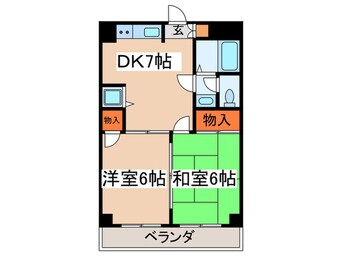 間取図 ﾕﾆﾊﾞｰｽｹﾞｲﾄ