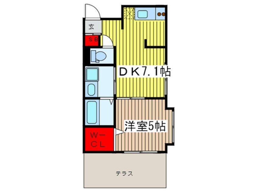 間取図 CASSIA新高円寺