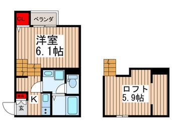 間取図 Ｇｕｒａｎｄｅ 本八幡