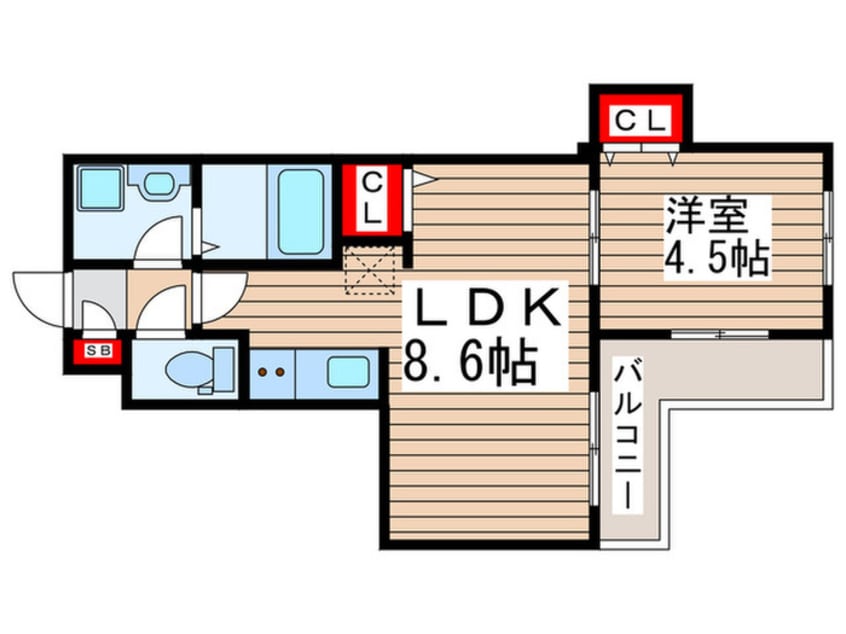 間取図 パインリーブス