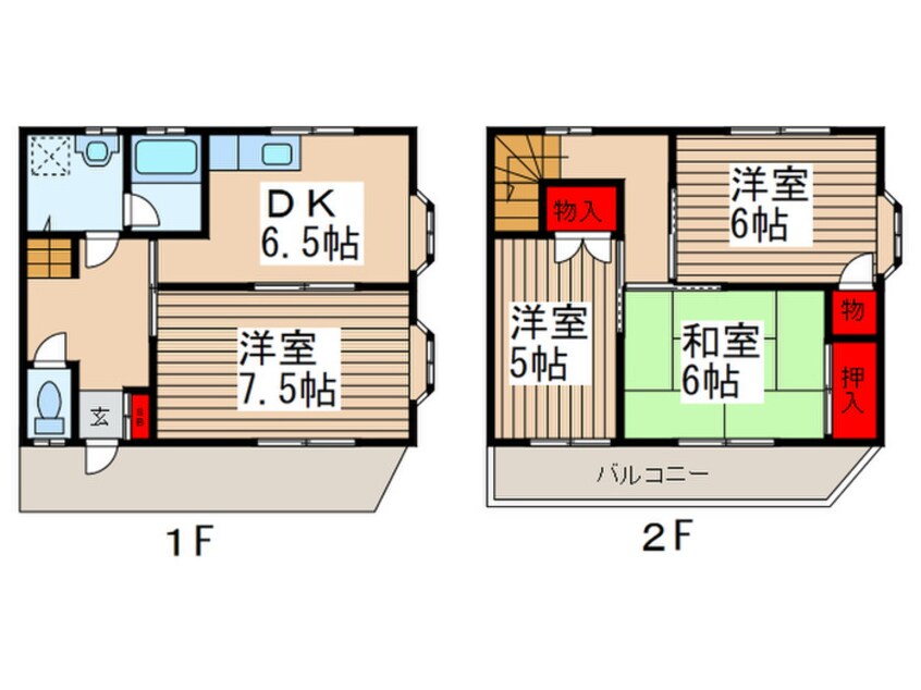 間取図 ベル－ガ大芦