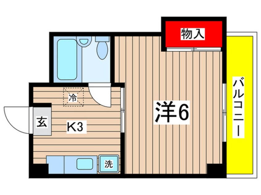 間取図 サンライフ矢野口