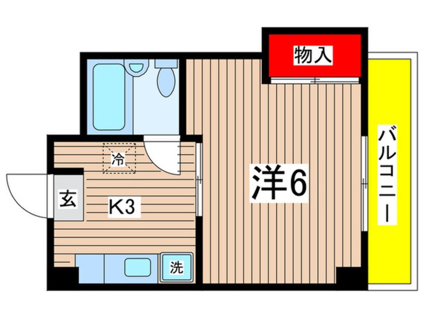 間取図 サンライフ矢野口