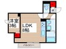 セレスティア古千谷本町 1LDKの間取り
