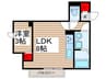 セレスティア古千谷本町 1LDKの間取り